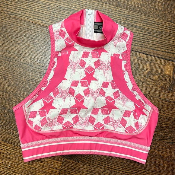 Christian Dior, pink and white star technical legging - Picture 6 of 8